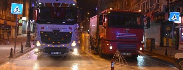 Dezenfekte Çalışmaları Aralıksız Devam Ediyor