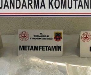 Tekirdağ Jandarmasından Silah ve Uyuşturucu Mesaisi