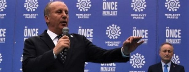 Memleket Partisi Genel Başkanı Muharrem İnce`den Tarım ve ...