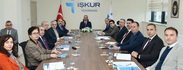 Tekirdağda İl İstihdam ve Mesleki Eğitim Kurulu Toplantısı Yapıldı