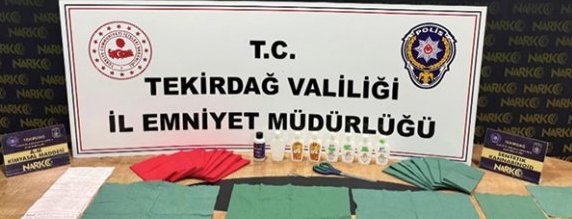 Tekirdağda Sokak Satıcılarına Narkotik Darbesi