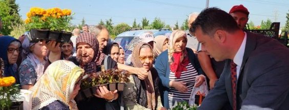 Çorlu Belediye Seralarında Yetiştirilen Çiçekler Vatandaşlara ...